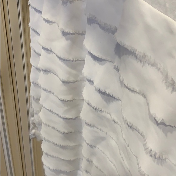 Cream Embellished Ruffle Tank - Picture 3 of 4